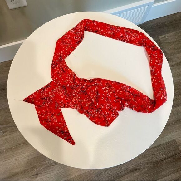 NWT Fate Floral Print Red Ruffle Dress - Size: Small - Picture 7 of 9